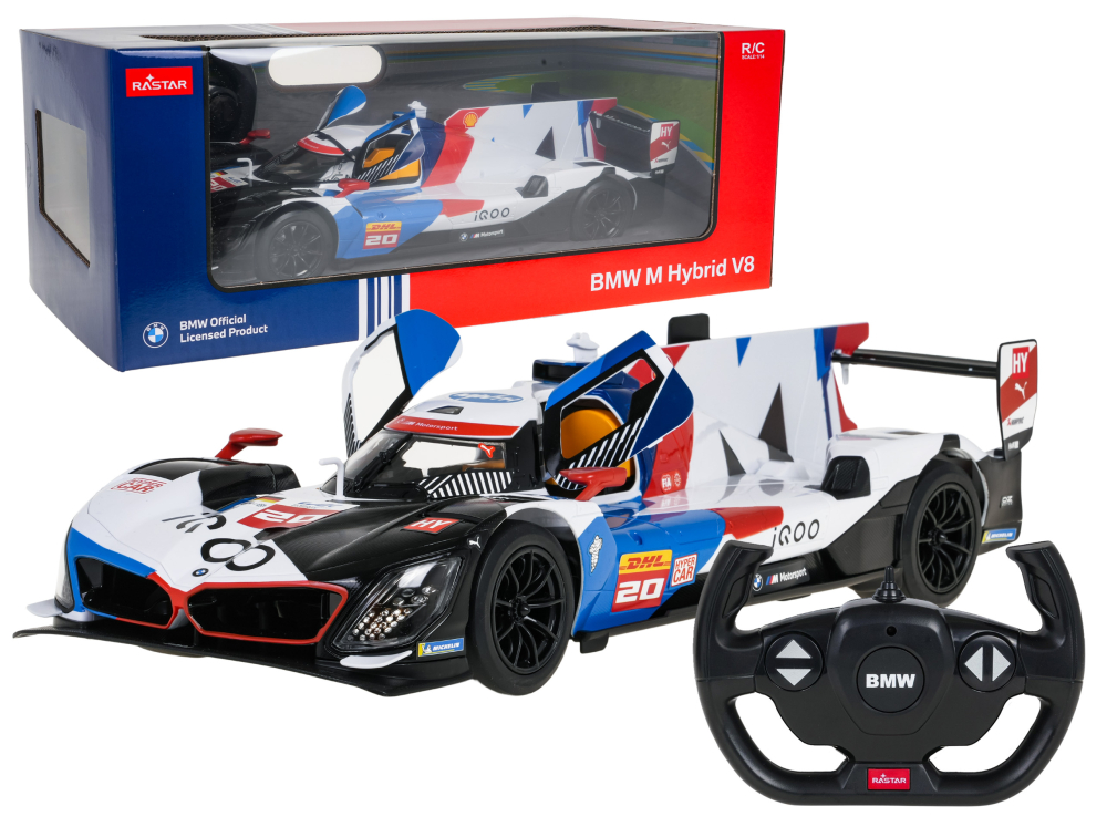 Masina cu Telecomanda R/C 1:14 BMW M Hybrid V8 RASTAR Alba [2]