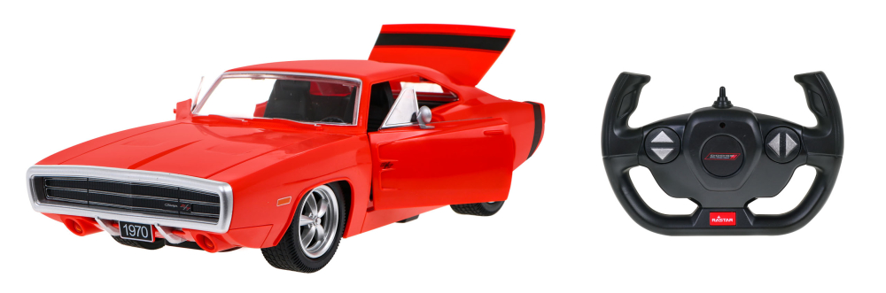 Masina cu Telecomanda R/C Dodge Charger R/T 1:16 RASTAR Rosu [2]