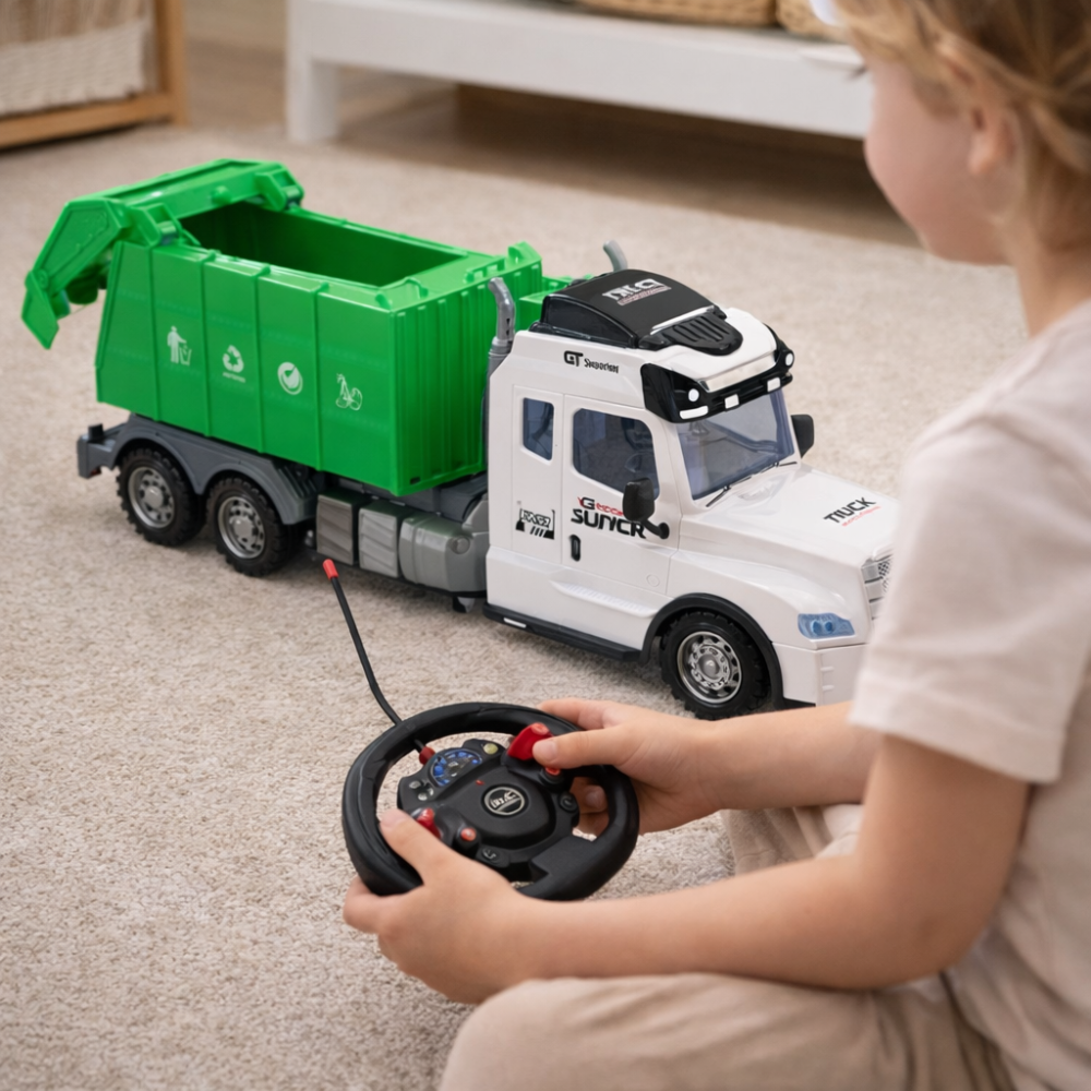 Masina de Gunoi cu Telecomanda R/C pentru Copii [2]