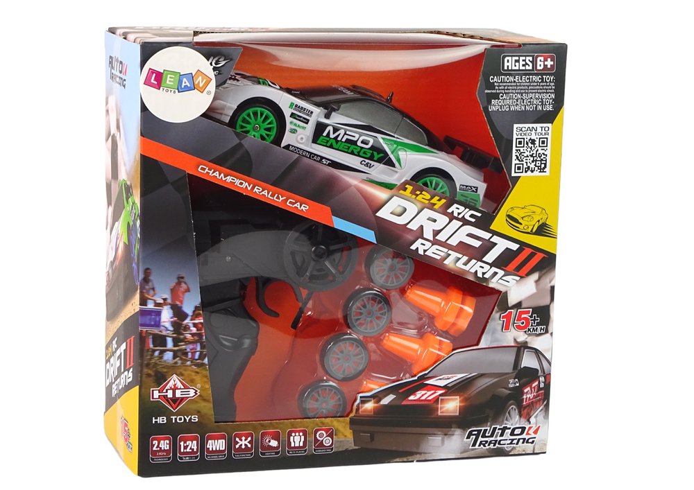 Masina DRIFT Rally Set cu accesorii 1:24 [5]