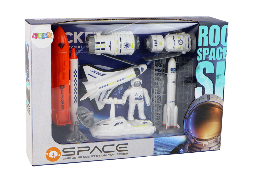 set-spatial-space-mission-racheta-cosmonaut-vehicul-8piese-3ani-Bebelul [4]