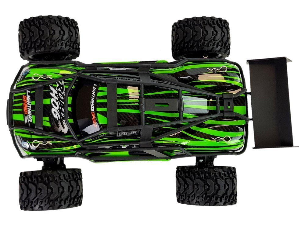 Mașină off-road verde 1:18 cu telecomandă 35 km/h [3]