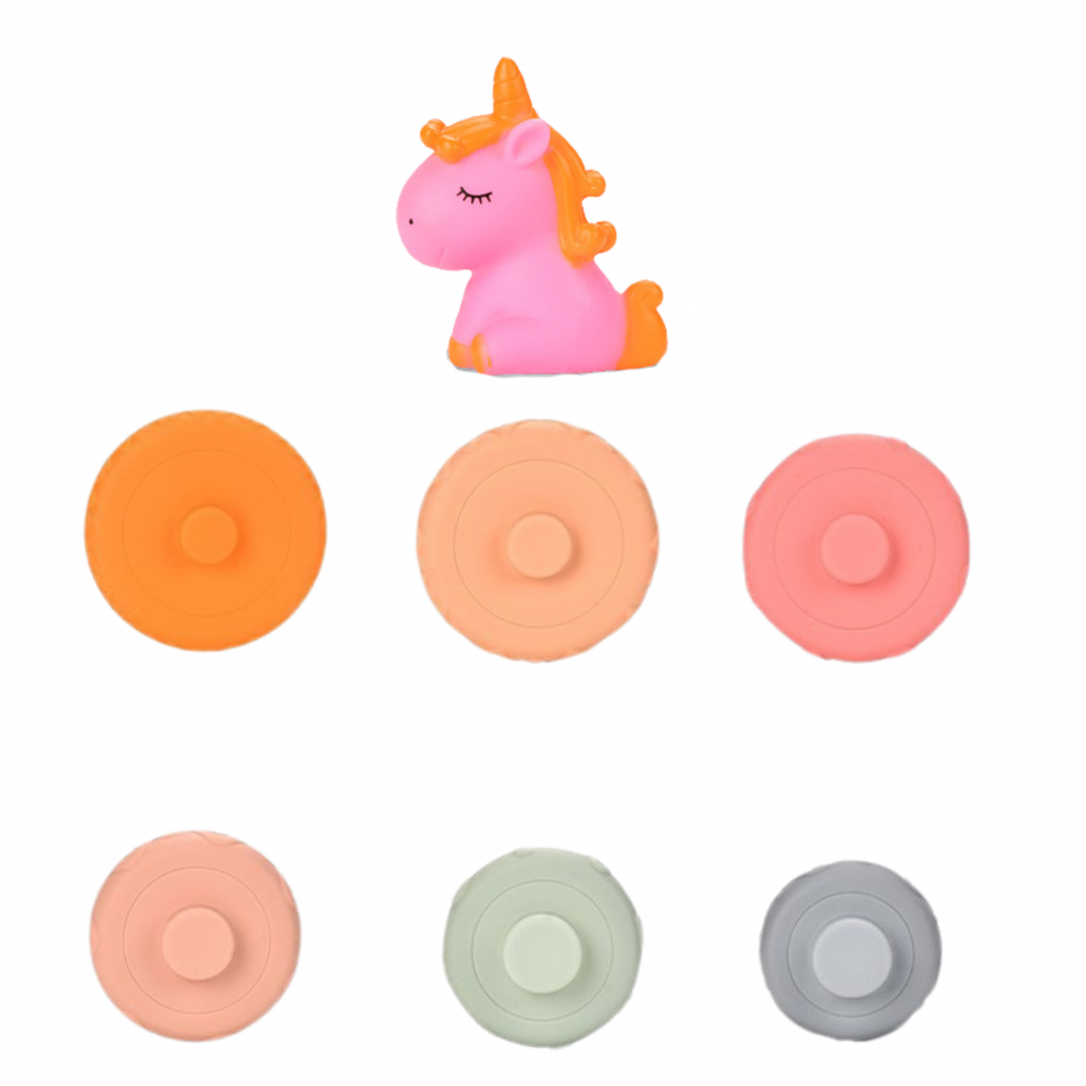 piramida-senzoriala-unicorn-bebelusi-cauciuc-moale-Bebelul [2]