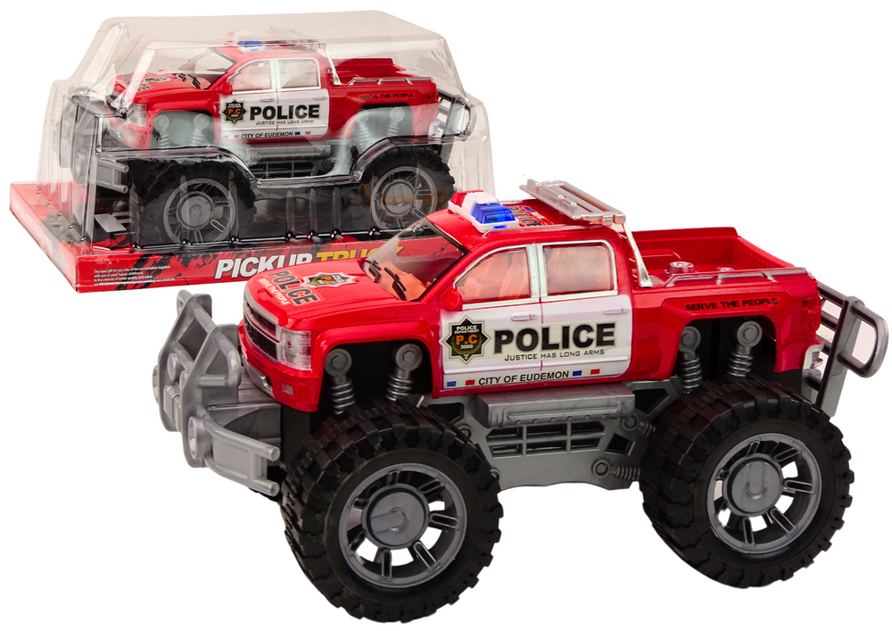 Masina politie pickup offroad rosu [2]