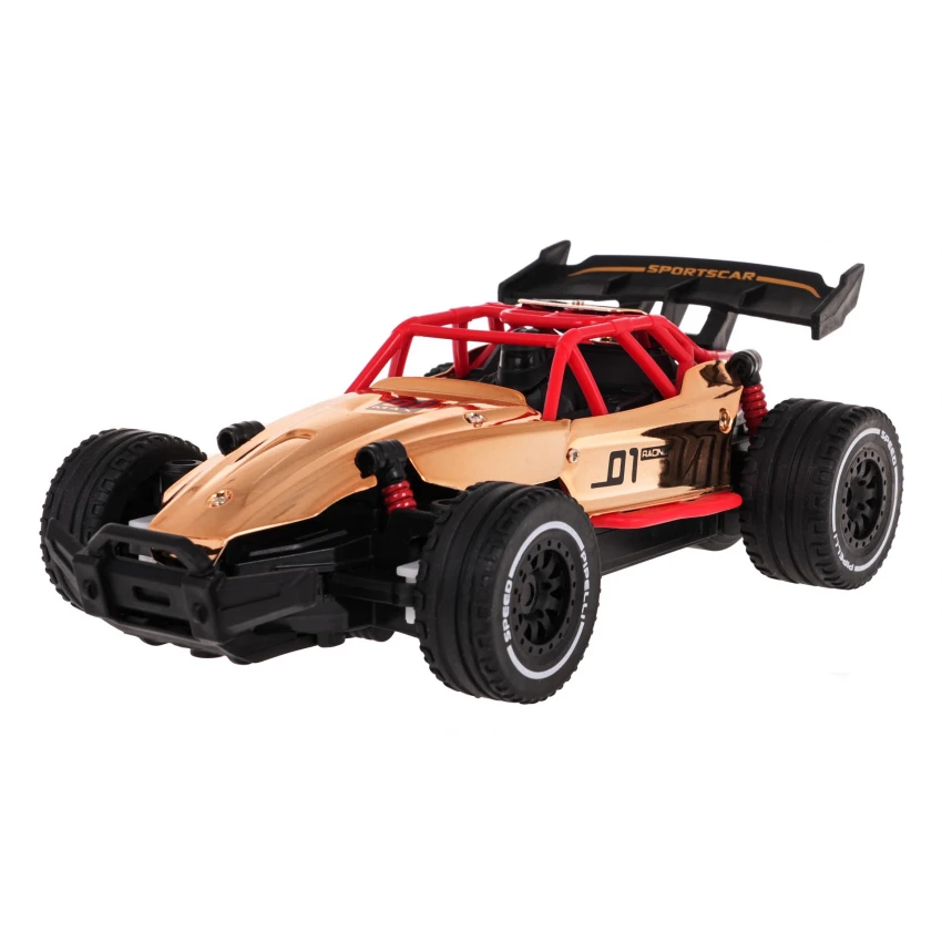 Mașină RACING 01 Gold cu telecomandă – RC pentru copii 6+ BEBEBLUL [2]