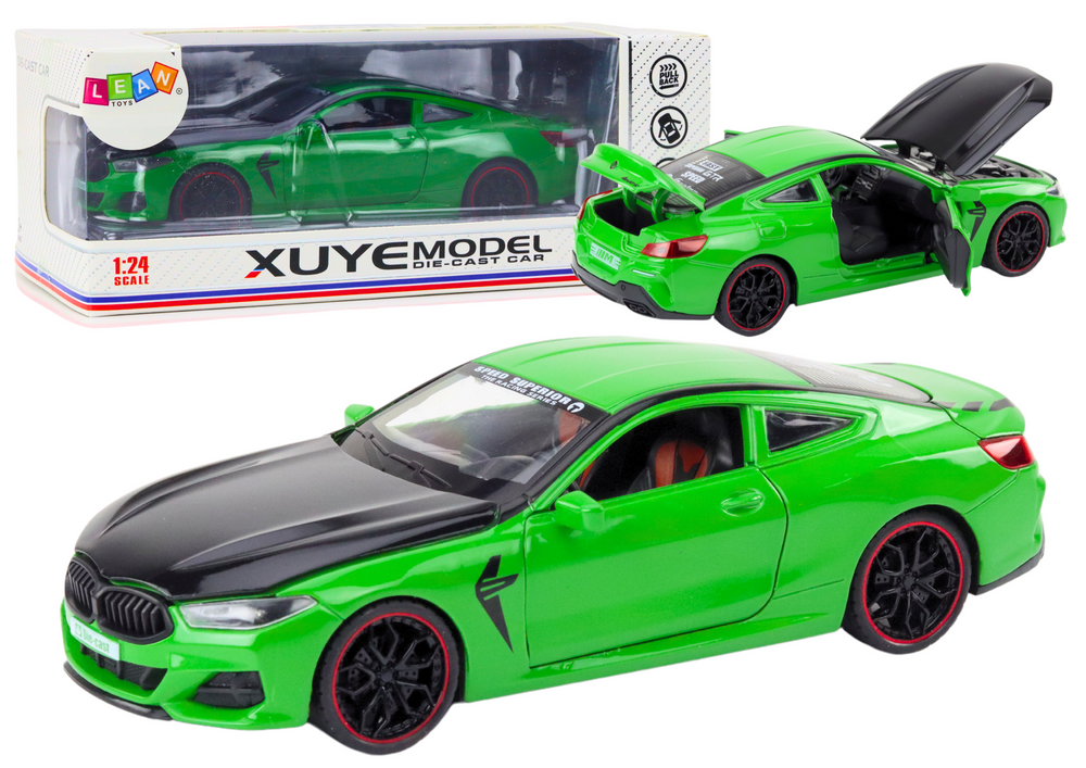 masinuta-sport-metalica-1-24-verde-usi-capota-mobile-Bebelul [1]
