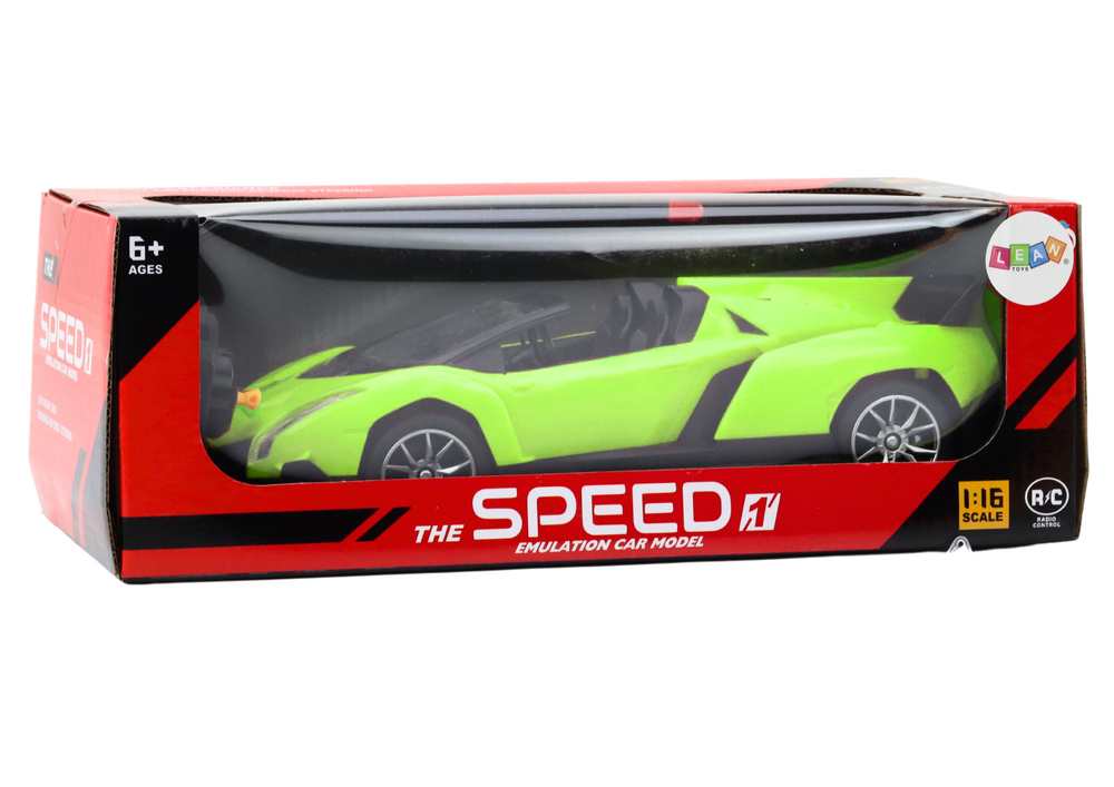 masinuta-sport-rc-1-18-verde-lumini-roti-cauciuc-Bebelul [3]