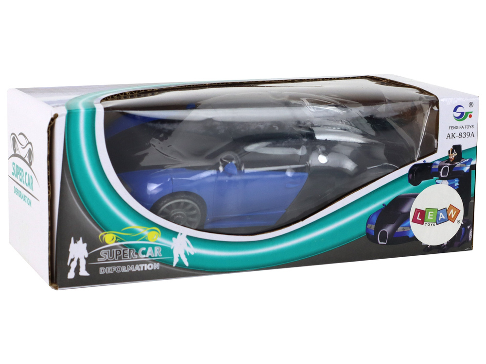 Mașină robot 2 în 1 Bugatti cu efecte de lumină [5]