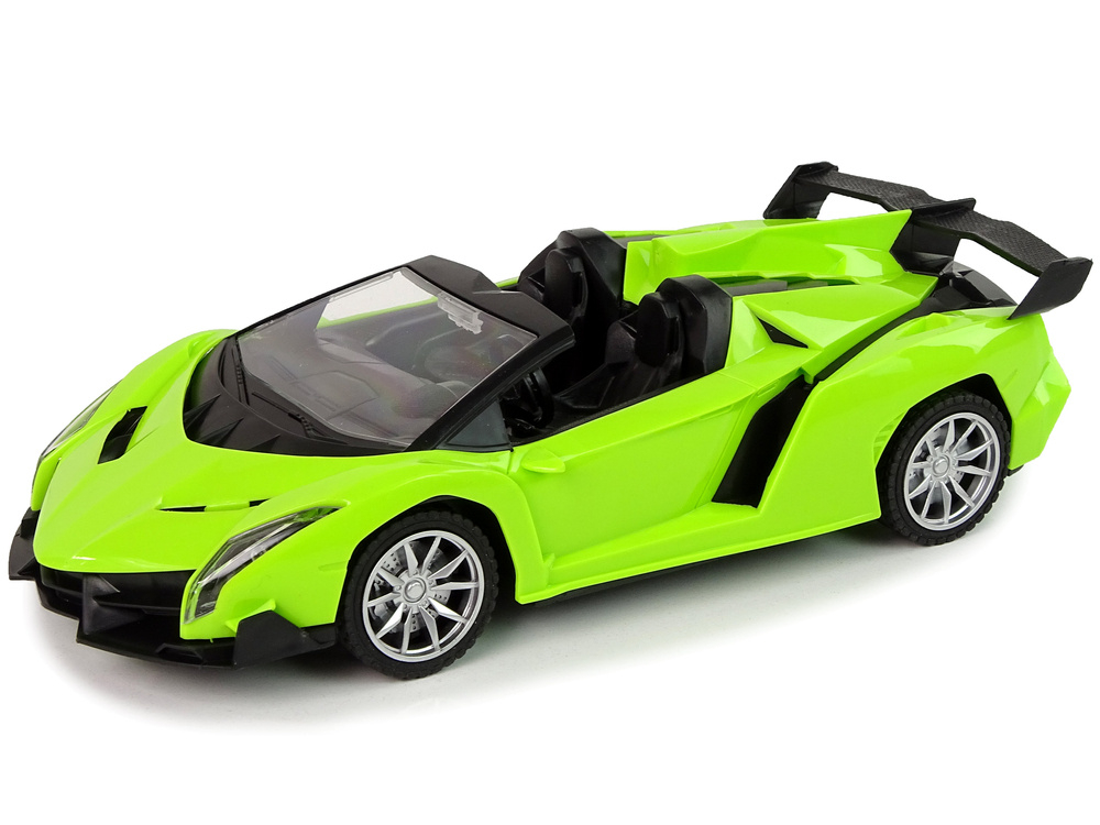 Masina sport cu telecomanda R/C 1:18 Verde, 27 MHz, anvelope cauciuc, 22 cm (6+ ani) [2]