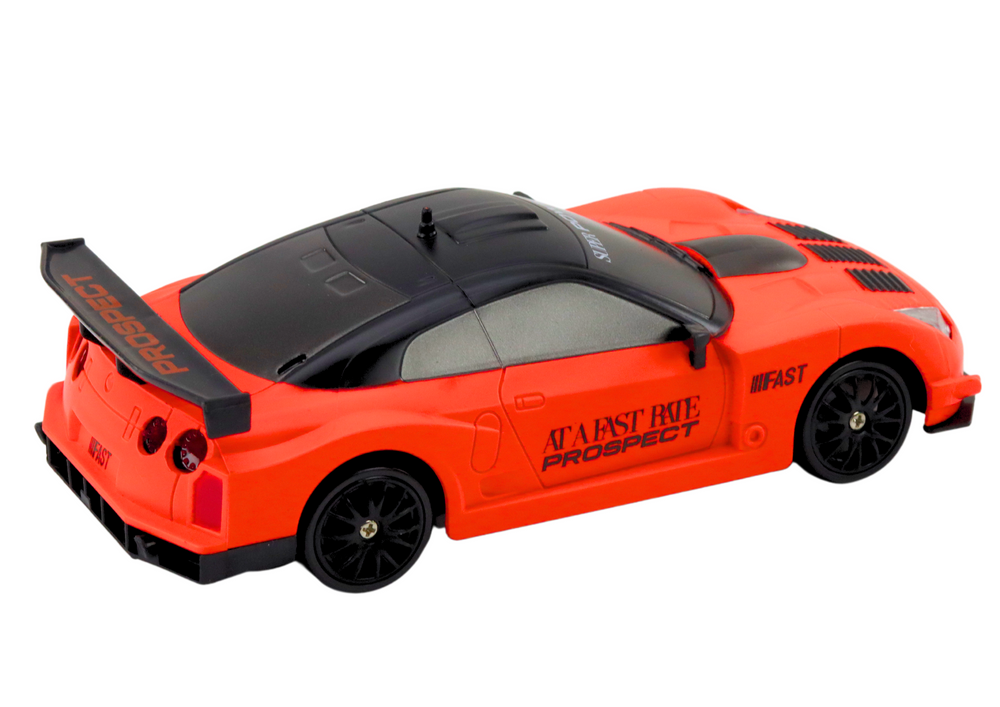 Masina sport cu telecomanda R/C 1:24 Portocalie cu roti interschimbabile [4]