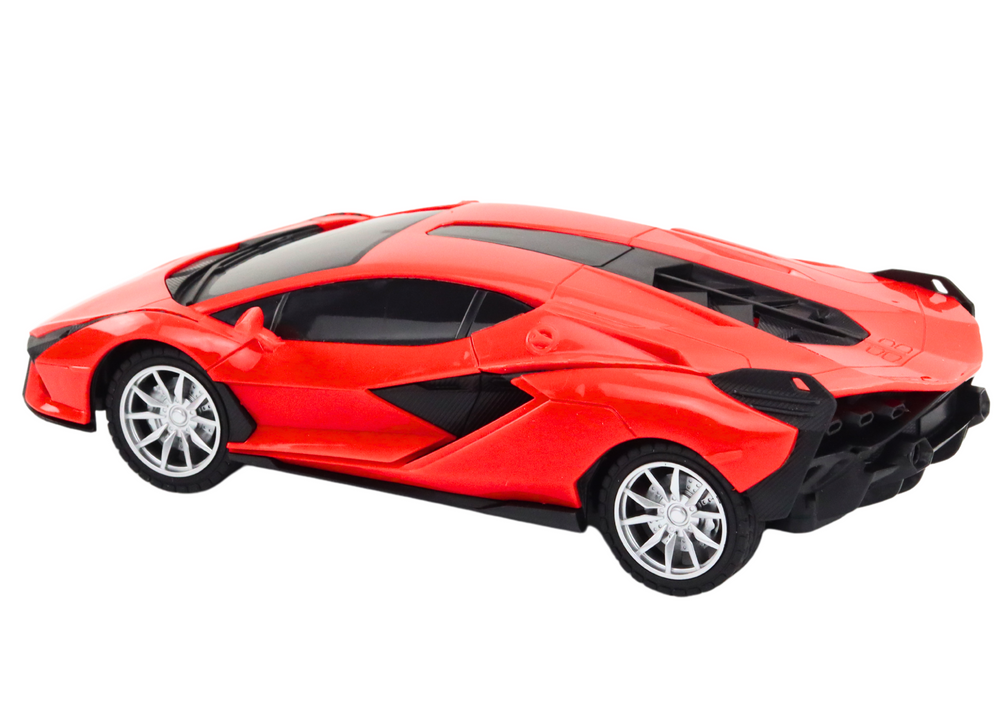 Masina Sport cu Telecomanda RC 1:18 Rosie [4]