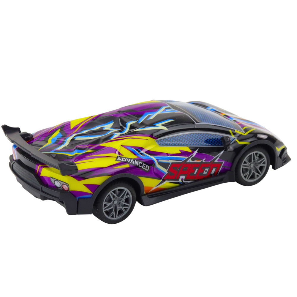 Mașină sport cu telecomandă RC, lumini LED violet, 1:22 [2]