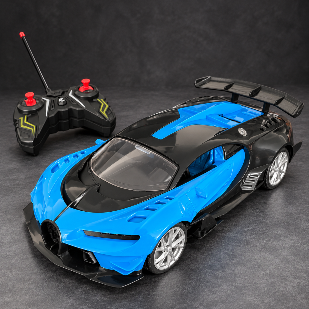 Masina sport cu telecomanda SPEED 1 RC scara 1:16, albastra, baieti, 6 ani+ [5]