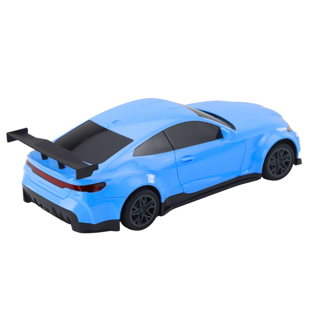 Masina Sport Electrica cu Telecomanda si Statie de Incarcare Albastra [3]