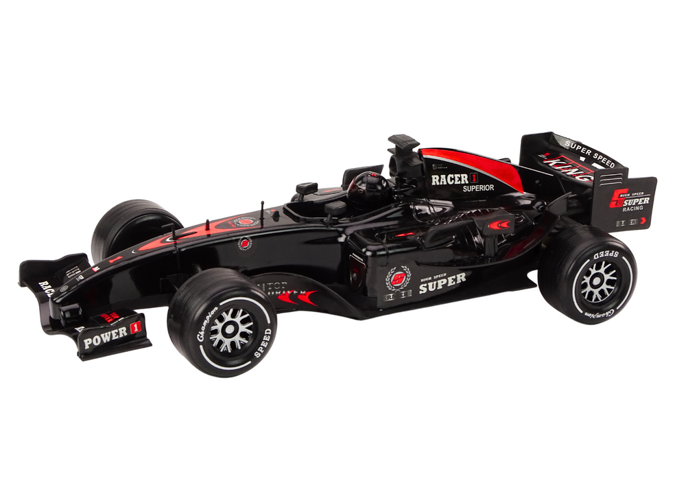 Masina sport Racer F1 Driven, scara 1:10, neagra, cu sunete, 3 ani+ [2]