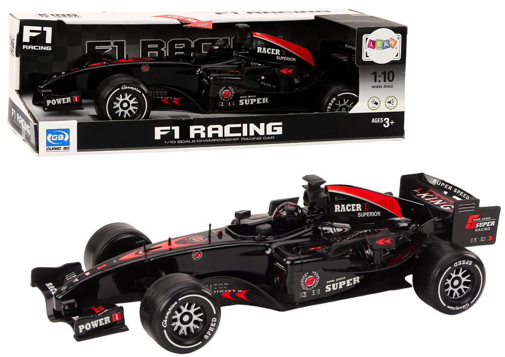 Masina sport Racer F1 Driven, scara 1:10, neagra, cu sunete, 3 ani+ [1]