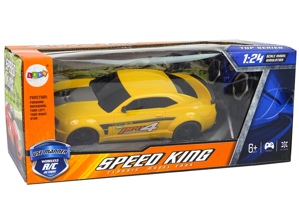 Masina Sport Racing Galbena 1:24 [6]