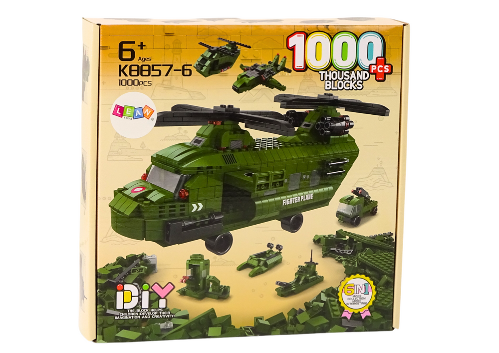 set-constructie-elicopter-militar-verde-6in1-1000-piese-Bebelul [3]