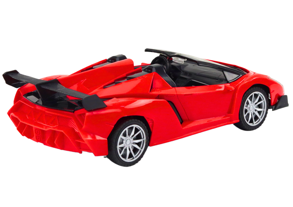 Mașină sport roșie 1:18 cu telecomandă și lumini [3]