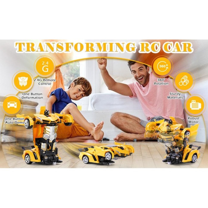 Masinuta Robot transformabil 2în1 – mașină cu telecomandă pentru copii [7]