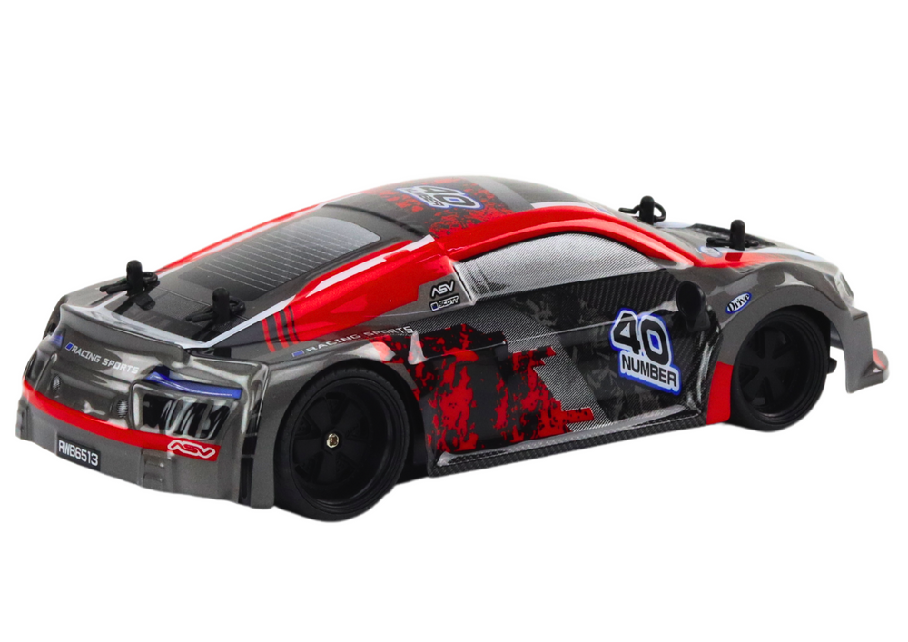 Masinuta cu telecomanda 1:18 Drift Red Roti din Cauciuc, 3 ani+ [3]