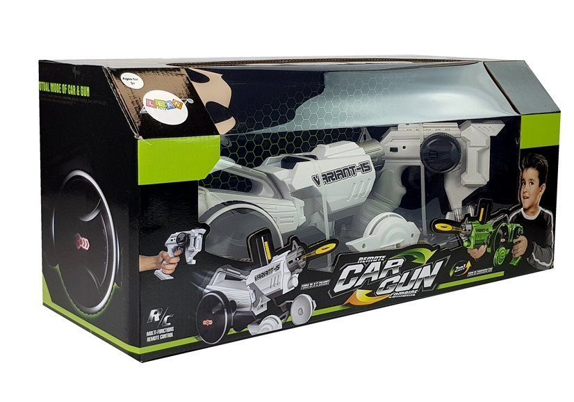 Masinuta cu telecomanda 2 in 1 Pistol cu Discuri Spuma, 3 ani+ [6]