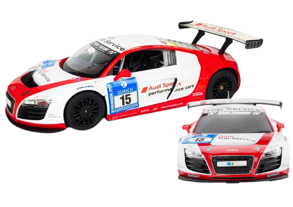 Masinuta cu telecomanda Audi R8 LMS Alba 1:24, 6 ani+ [2]