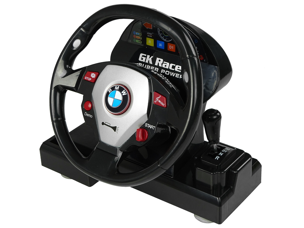 Masinuta cu telecomanda BMW M3 Black volan senzorial 1:18, 8 ani+ [5]