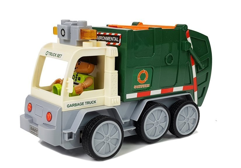 Masinuta cu telecomanda Camion de gunoi din blocuri, 3 ani+ [2]