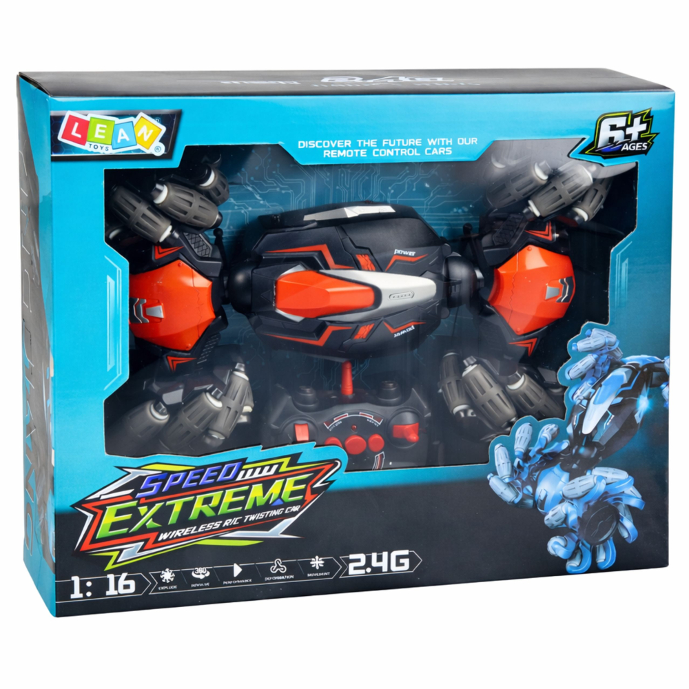 Masinuta cu telecomanda Extreme Twist Car Acrobatica 1:16, 6 ani+ [7]