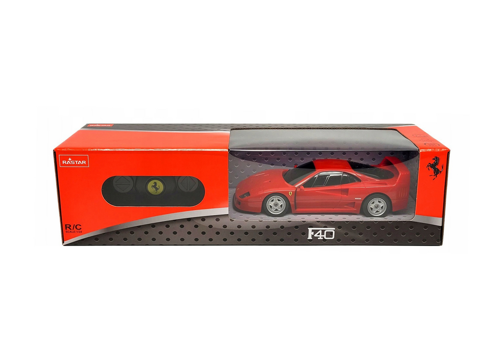 Masinuta cu telecomanda Ferrari F40 Red Rastar 1:24, 6 ani+ [4]
