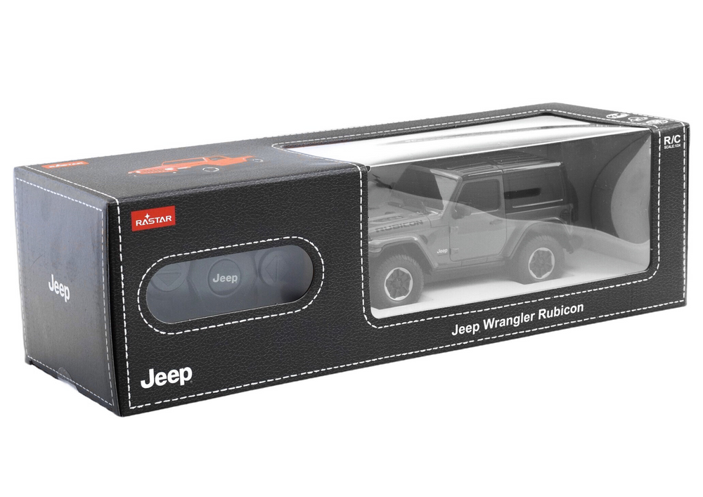 Masinuta cu telecomanda Jeep Wrangler JL Rubicon Rastar Black 1:24, 6 ani+ [4]