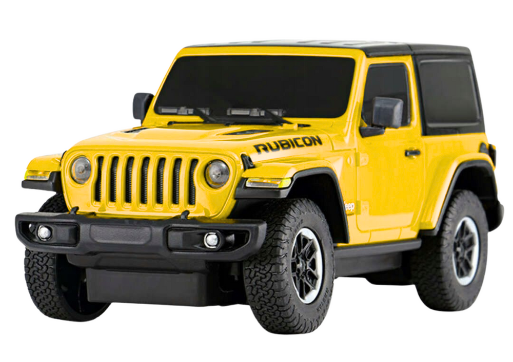 Masinuta cu telecomanda JEEP Wrangler JL Rubicon Rastar Galben 1:24, 6 ani+ [2]