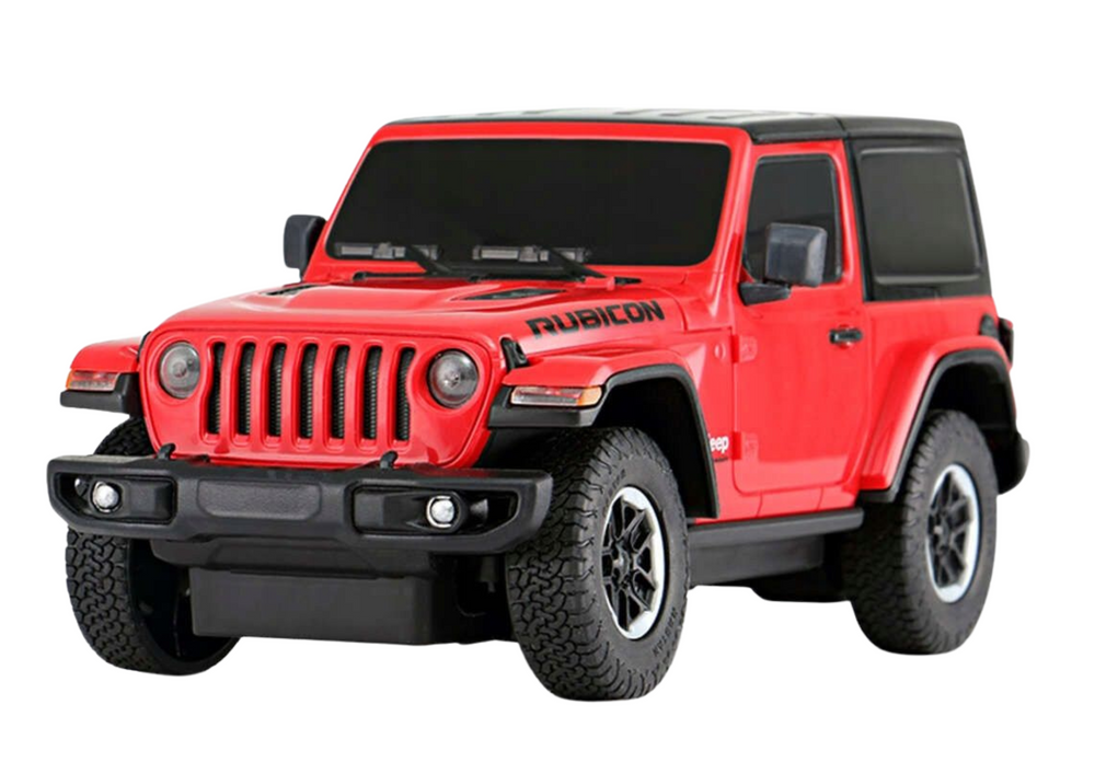 Masinuta cu telecomanda Jeep Wrangler JL Rubicon Rastar Rosu 1:24, 6 ani+ [2]