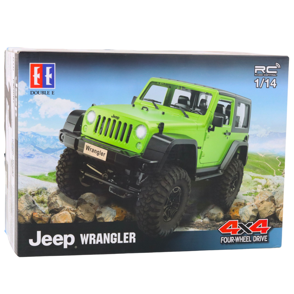 Masinuta cu telecomanda Jeep Wrangler Rock Crawler Verde 1:14, 6 ani+ [6]