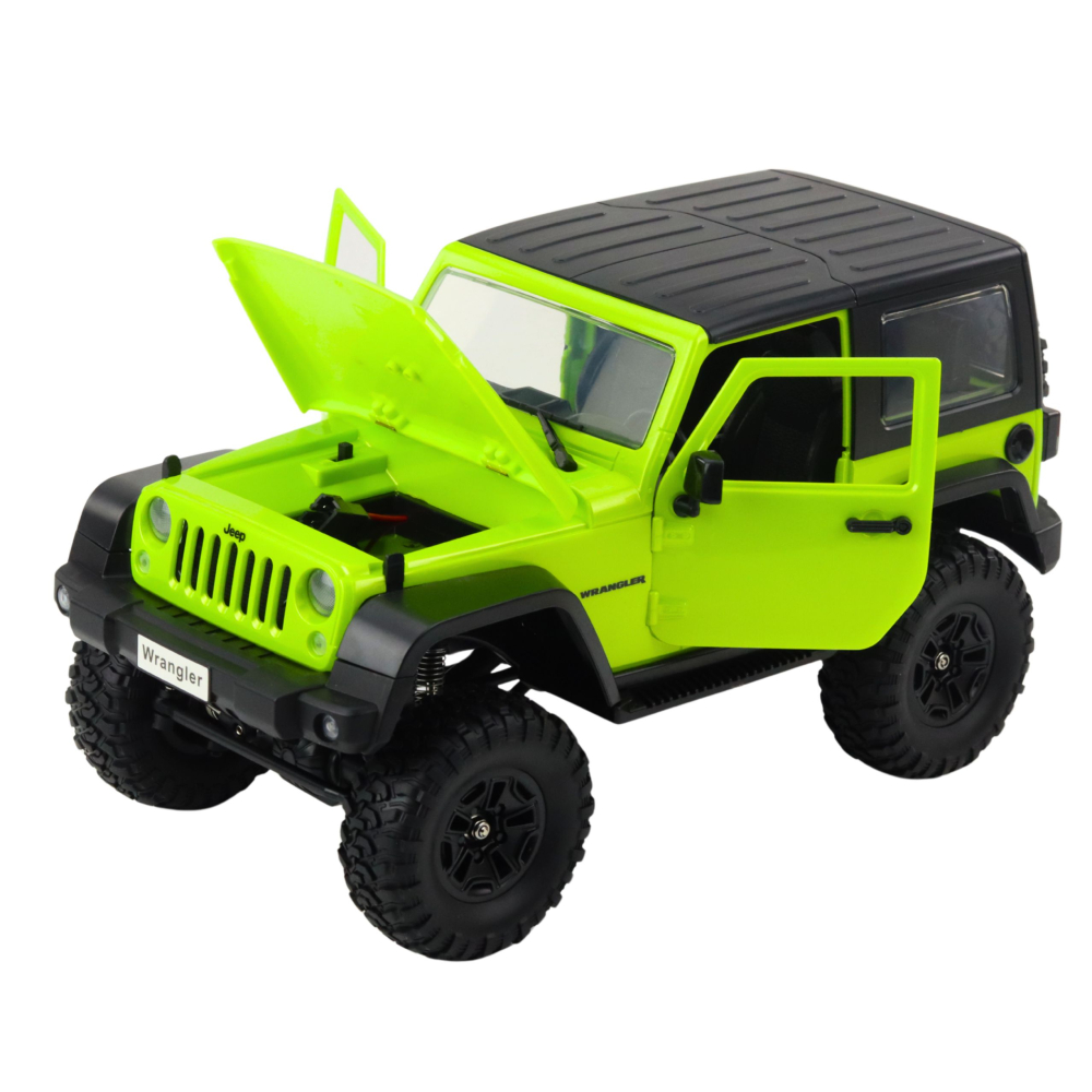 Masinuta cu telecomanda Jeep Wrangler Rock Crawler Verde 1:14, 6 ani+ [3]