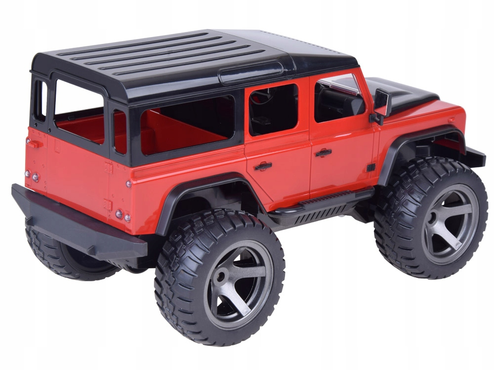 Masinuta cu Telecomanda Land Rover Defender 110, Licenta Oficiala, Scara 1:14, 2.4 GHz, Faruri LED, rosu, 6 Ani+ [5]
