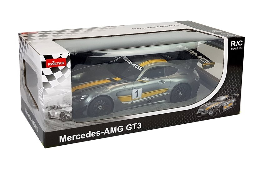 Masinuta cu telecomanda Mercedes AMG GT3 Rastar 1:14 Gri, 6 ani+ [8]