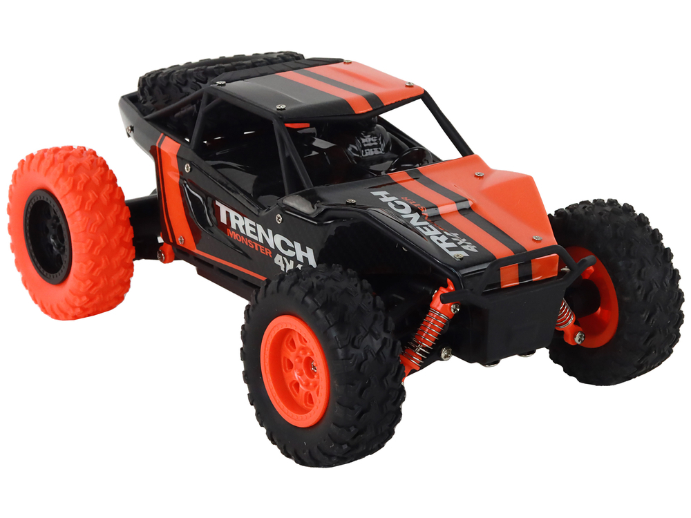 Masinuta cu telecomanda Off-Road Orange 4x4 20km/h 1:24, 6 ani+ [5]