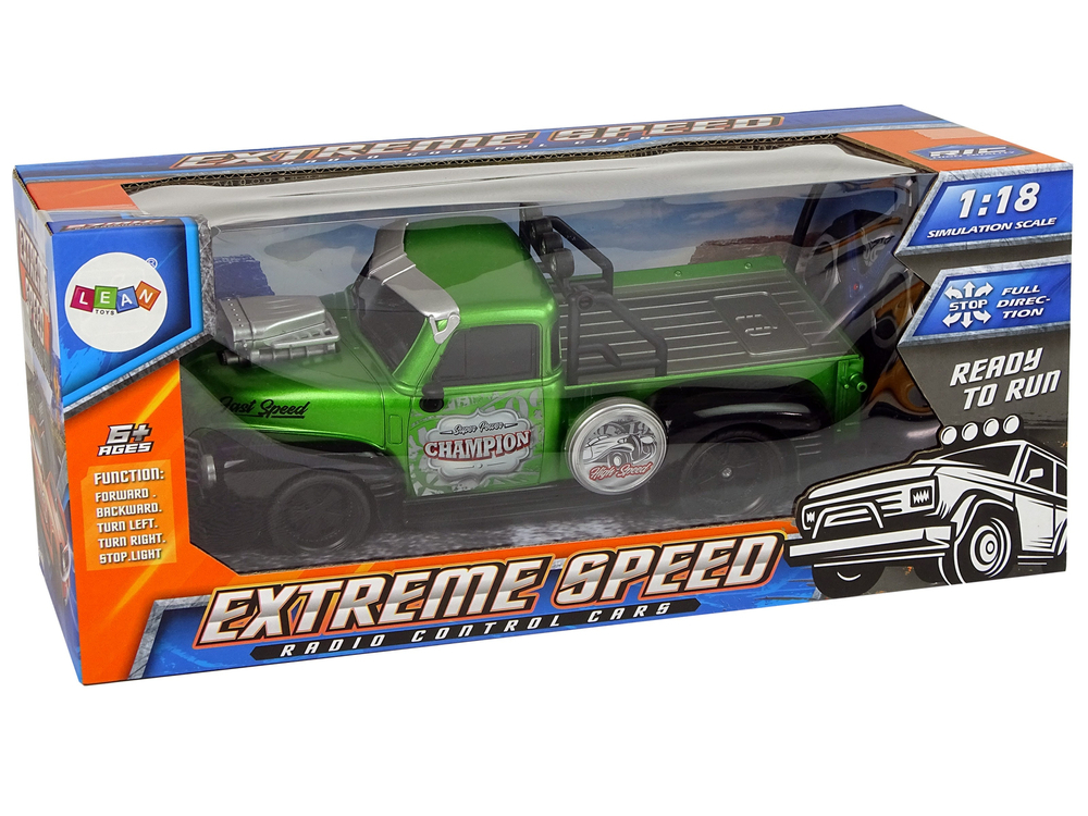 Masinuta cu telecomanda Pick-up Green Sport 1:18, 6 ani+ [7]