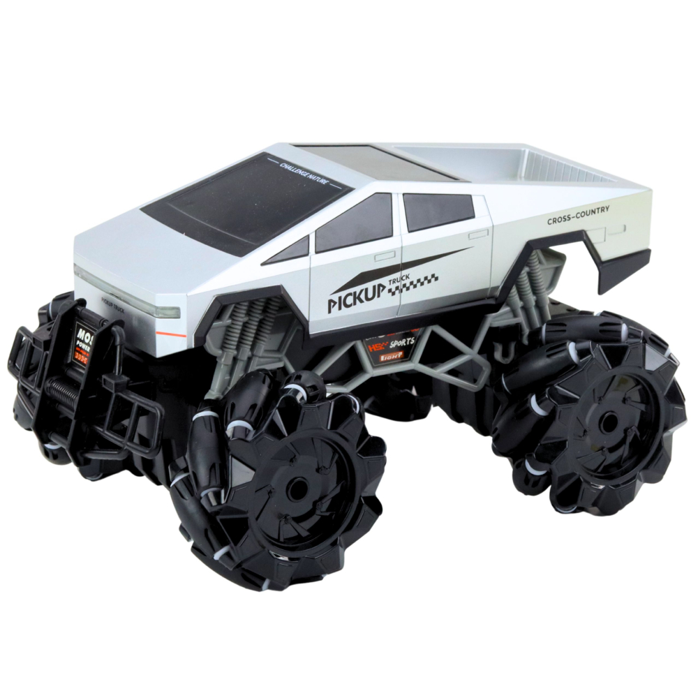 Masinuta cu telecomanda Pick-up Truck Silver Smoke Effect 1:16, 6 ani+ [2]