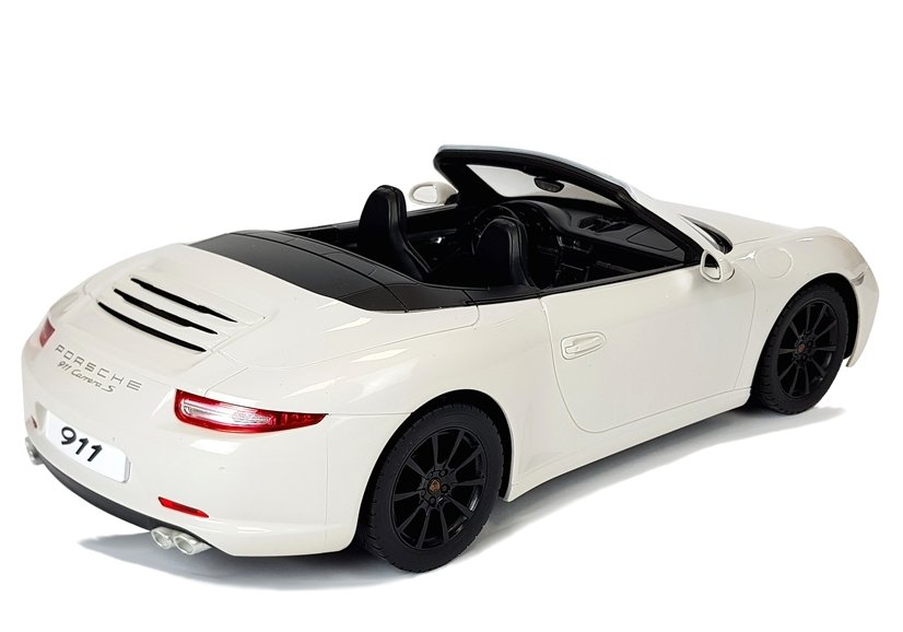 Masinuta cu telecomanda Porsche 911 Carrera S Rastar White 1:12, 6 ani+ [3]