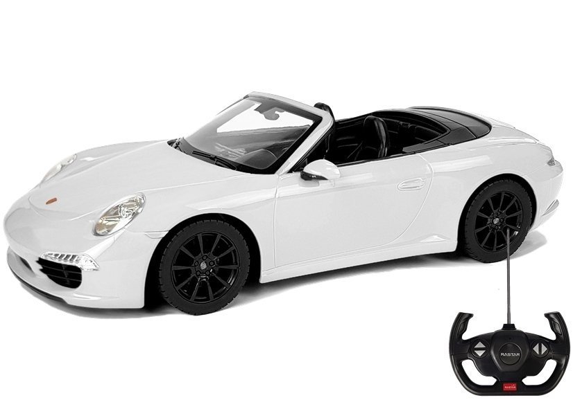 Masinuta cu telecomanda Porsche 911 Carrera S Rastar White 1:12, 6 ani+ [2]