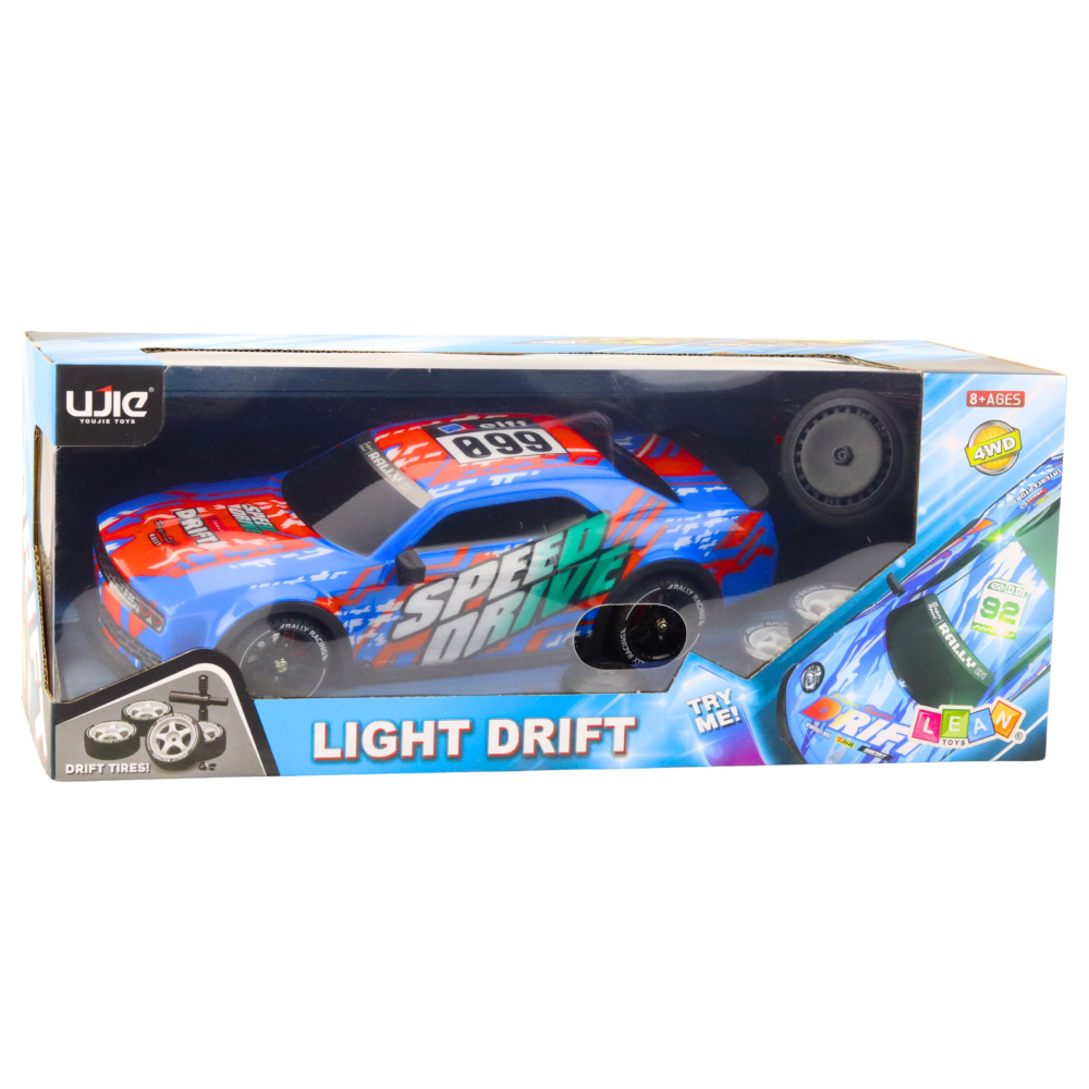 Masinuta cu telecomanda Sport Drift cu lumini Albastru, 8 ani+ [4]