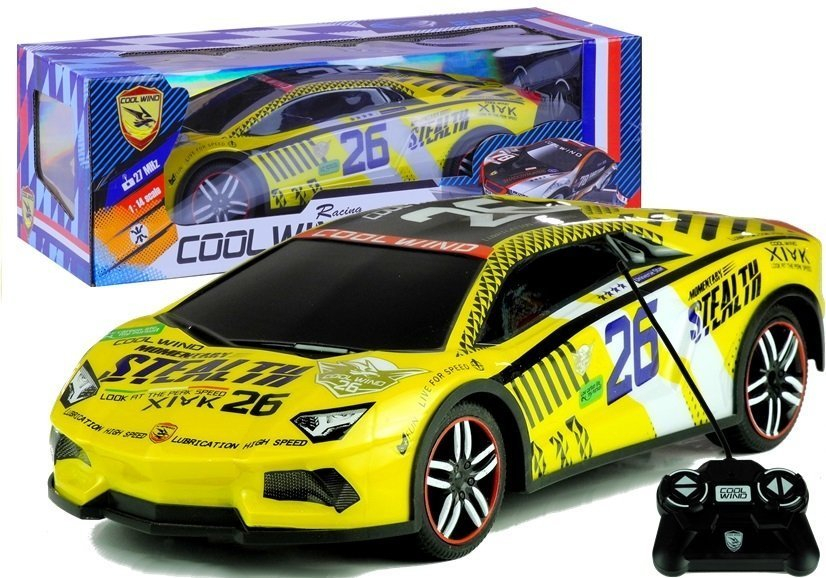 Masinuta cu telecomanda Sport R/C Galben 1:14, 3 ani+ [7]