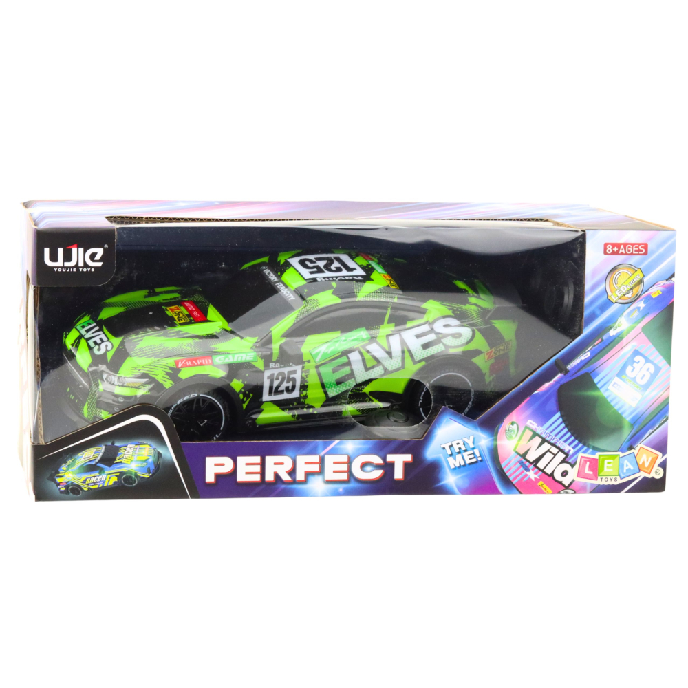 Masinuta cu telecomanda Sport Racing cu lumini Verde, 8 ani+ [4]