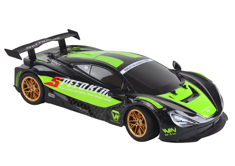 Masinuta cu telecomanda Sports Car 1:10 Verde si Negru, 6 ani+ [2]