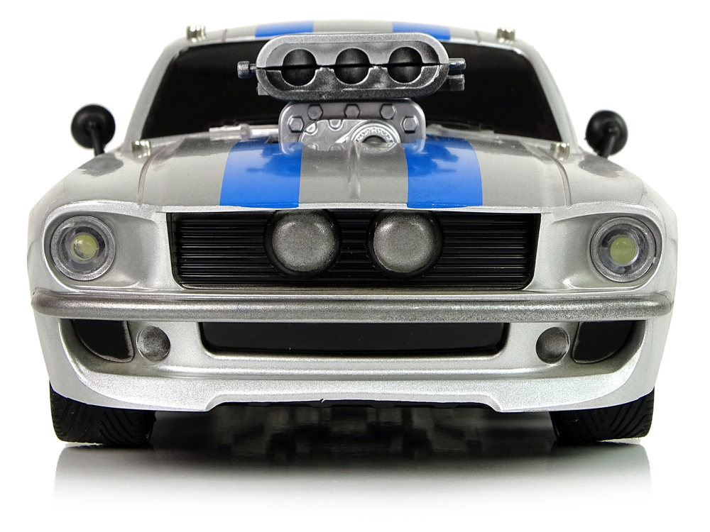 Masinuta cu telecomanda Sports Car 1:16 Argintiu, 6 ani+ [5]