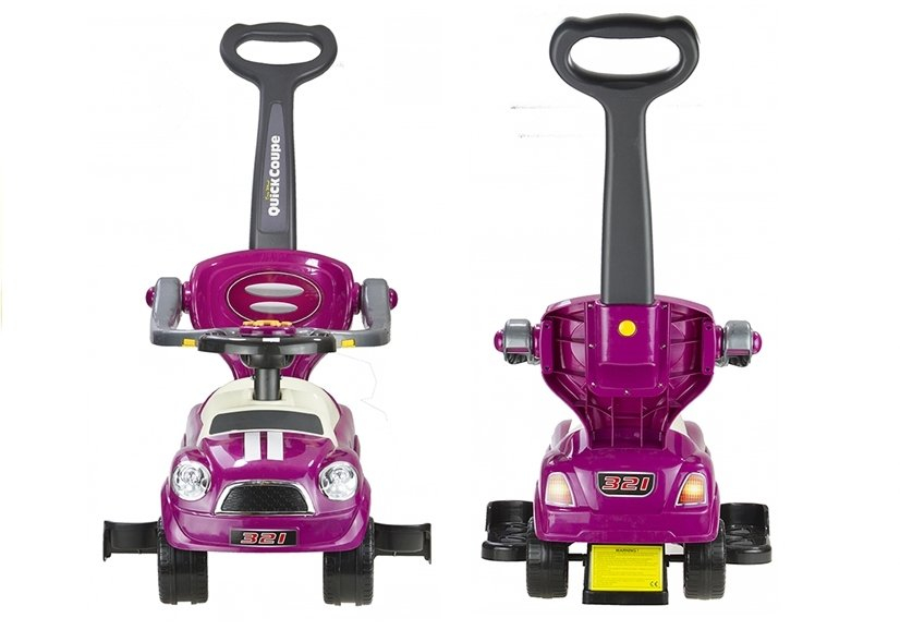 Masinuta de plimbare copii violet maner parental Bebelul [4]