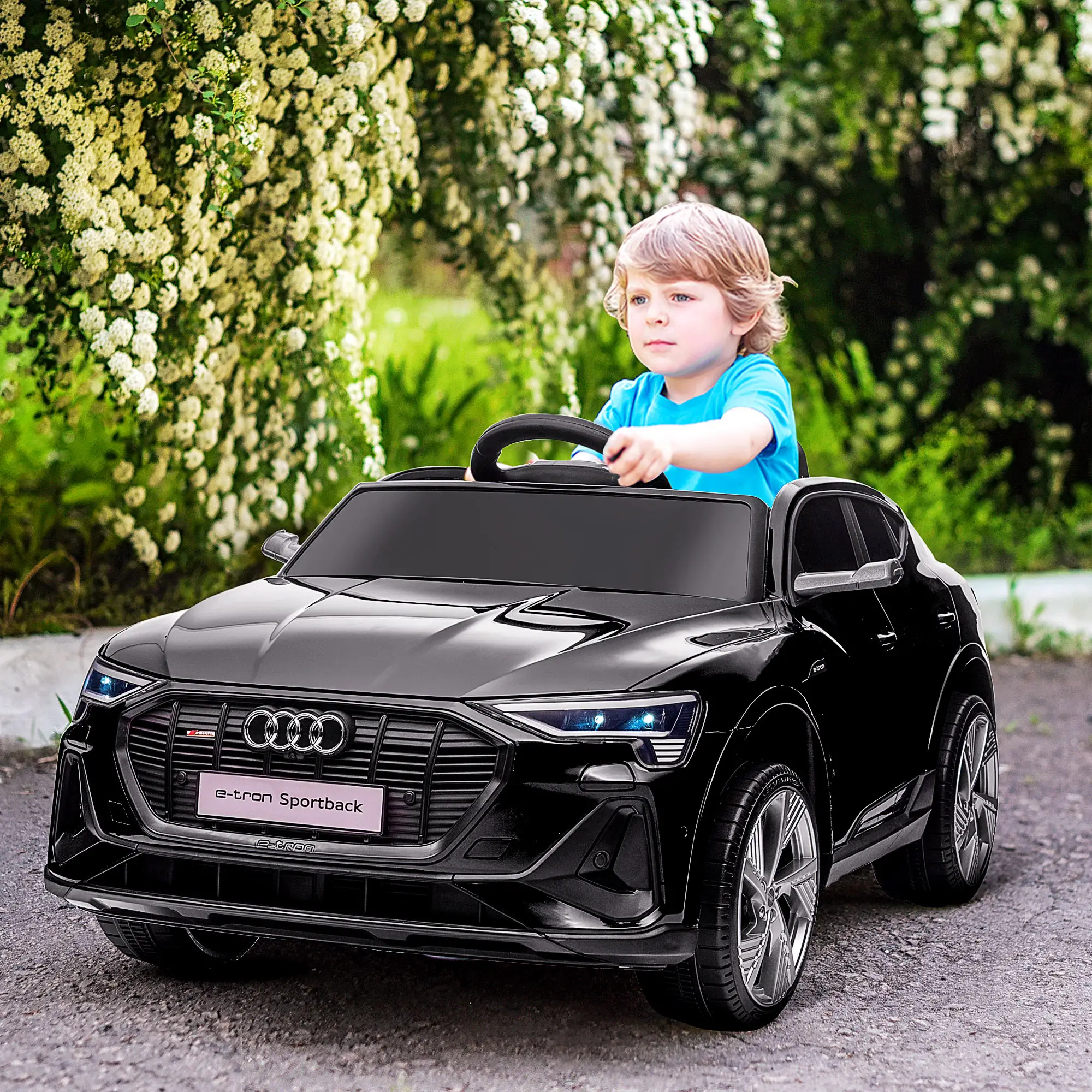 Masinuta electrica AUDI E-TRON 4X4 BEBELUL [2]
